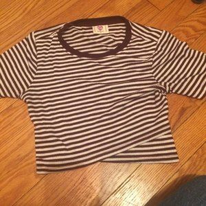 Striped Crop-Top
